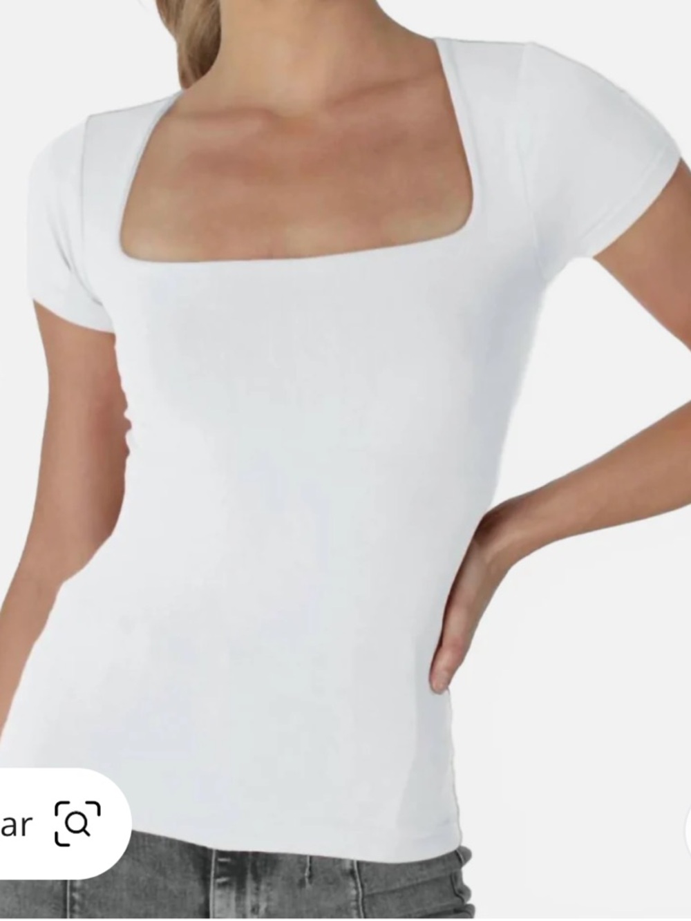 NIKIBIKI 🆕 NikiBiki Cap Sleeve Tee Seamless Fitted Top Ultra Soft One Size NWOT